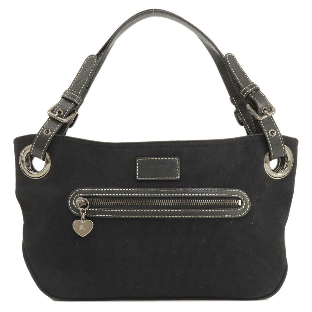 Burberry Canvas Handbag Label Blue